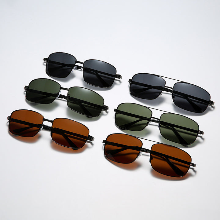 Retro-inspiriertes Schilddesign Sonnenbrille Karnz