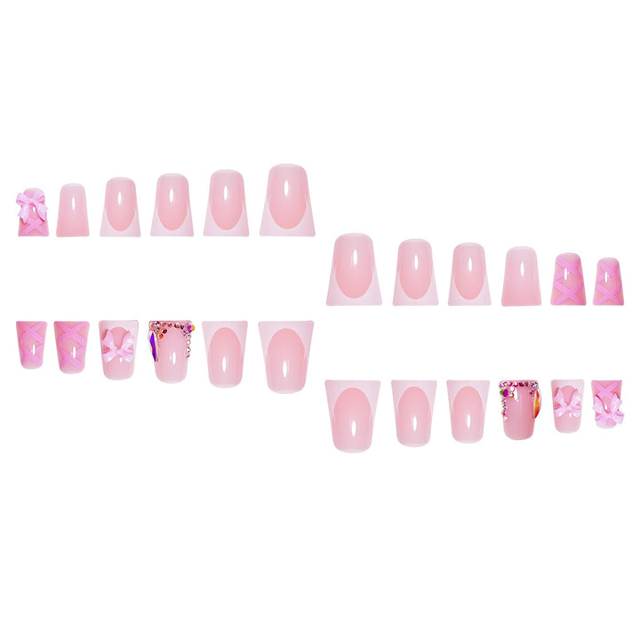 Dekoratives Press-On Nagelkunst Set Karnz