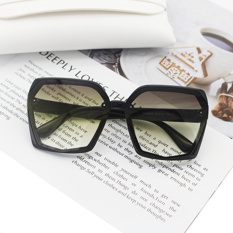 Damen Designer-Sonnenbrille im eleganten Hexagon-Design Karnz