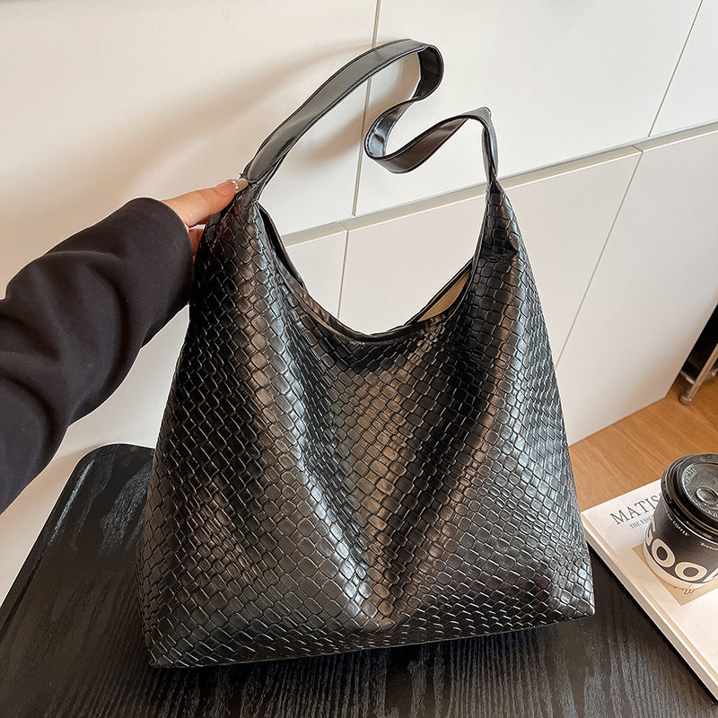 Strukturierte Leder Tasche