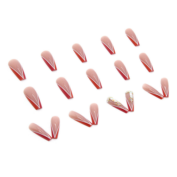 Kunstnagelspitzen mit Neonverzierung Karnz