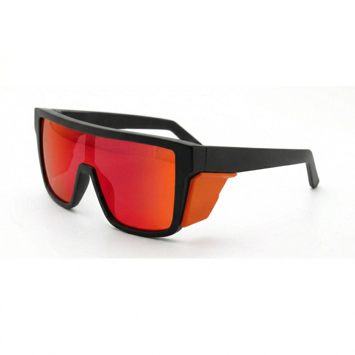 Damen Sportsonnenbrille im modernen Design mit breitem Rahmen und polarisierenden Gläsern Karnz
