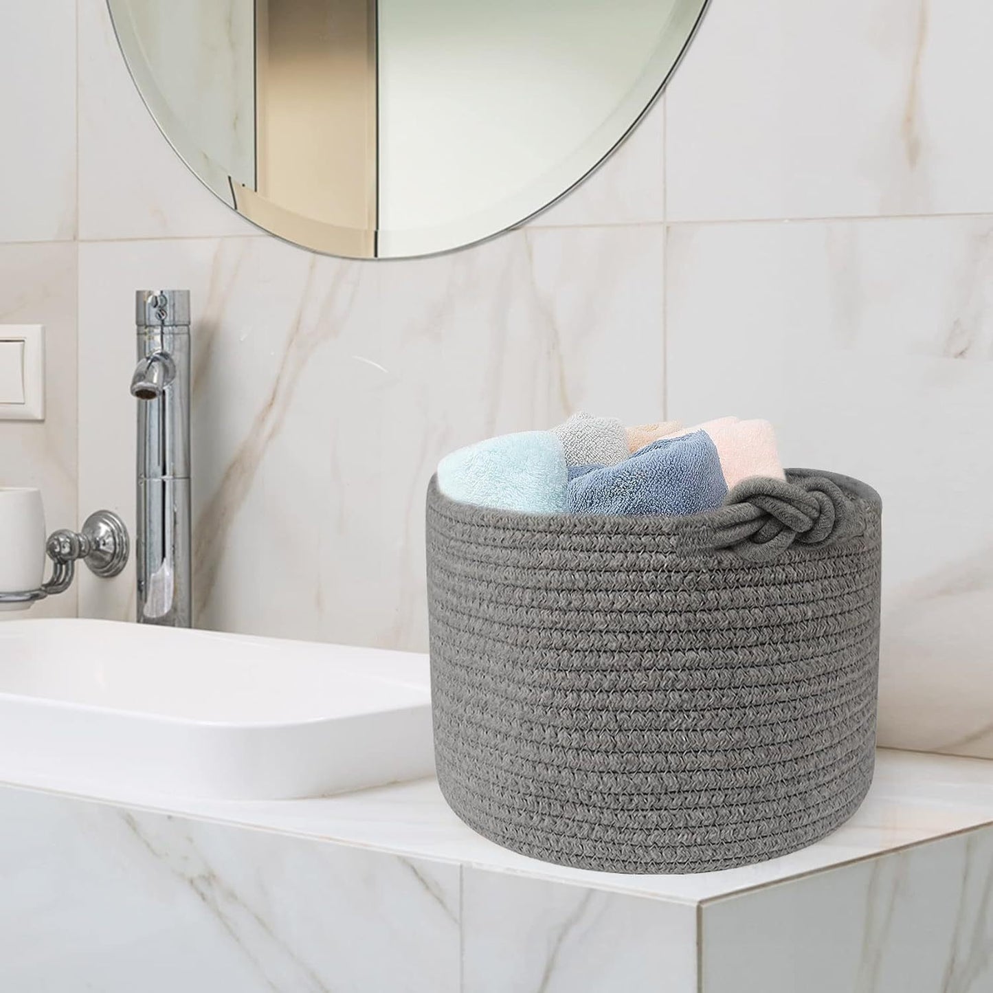 Damen Aufbewahrungskorb mit dekorativem Knotendesign Karnz