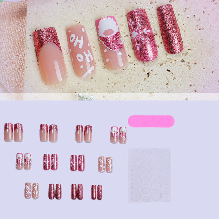Festliche Themen Press-On Nagelkunst Set Karnz