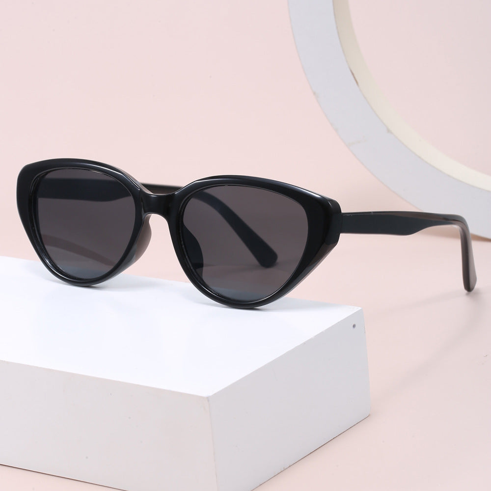 Damen Cat-Eye Sonnenbrille mit trendigem Leopardenmuster Karnz