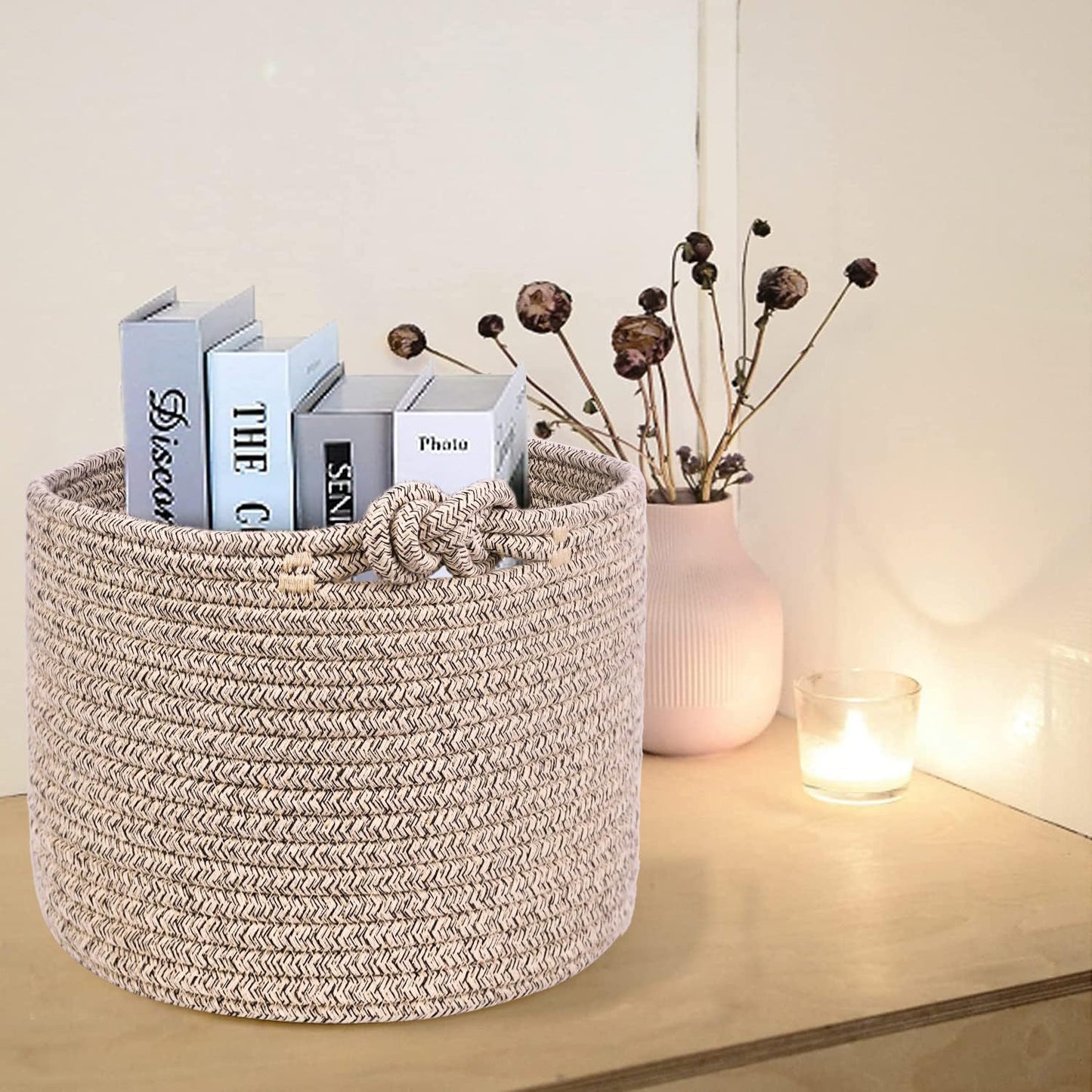 Damen Aufbewahrungskorb mit dekorativem Knotendesign Karnz