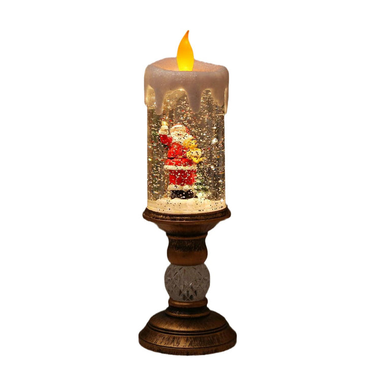 Weihnachtsdekoration Laterne mit Schneekugel Karnz