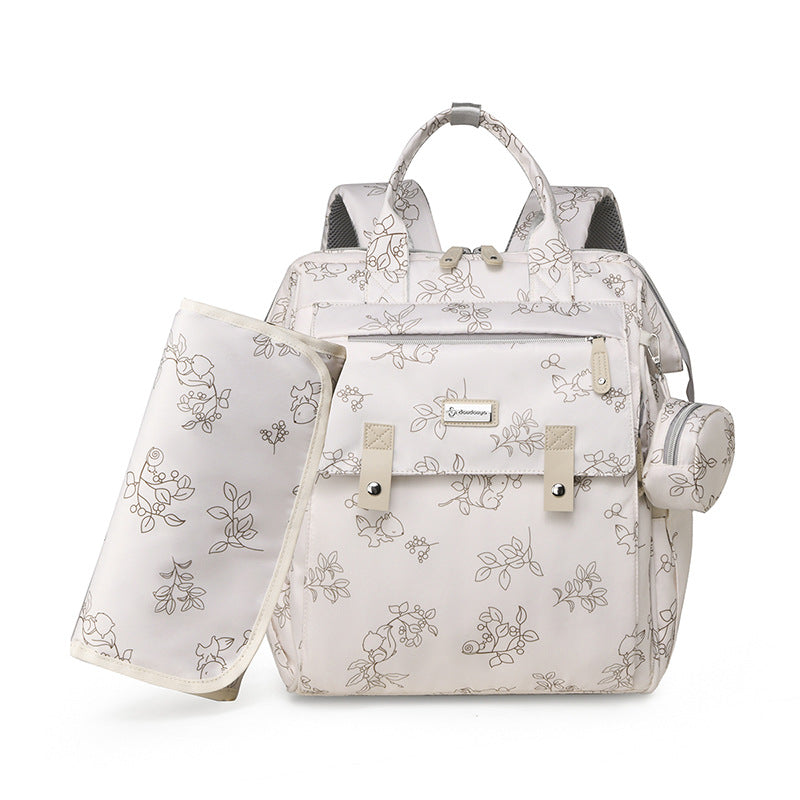 Geräumiger multifunktionaler Wickelrucksack Karnz