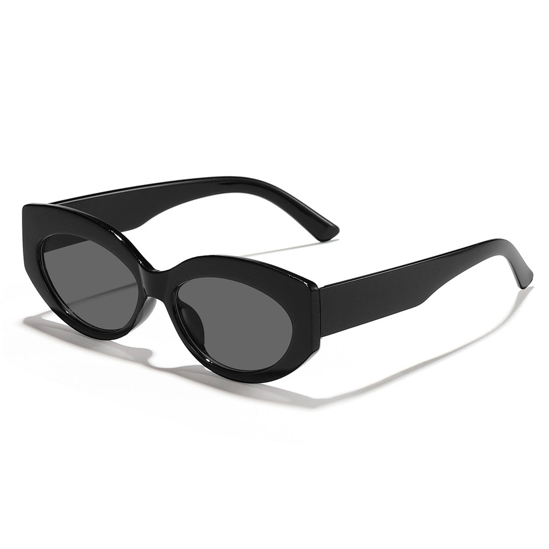 Damen Cat-Eye Sonnenbrille mit verspieltem Transparenzdesign Karnz