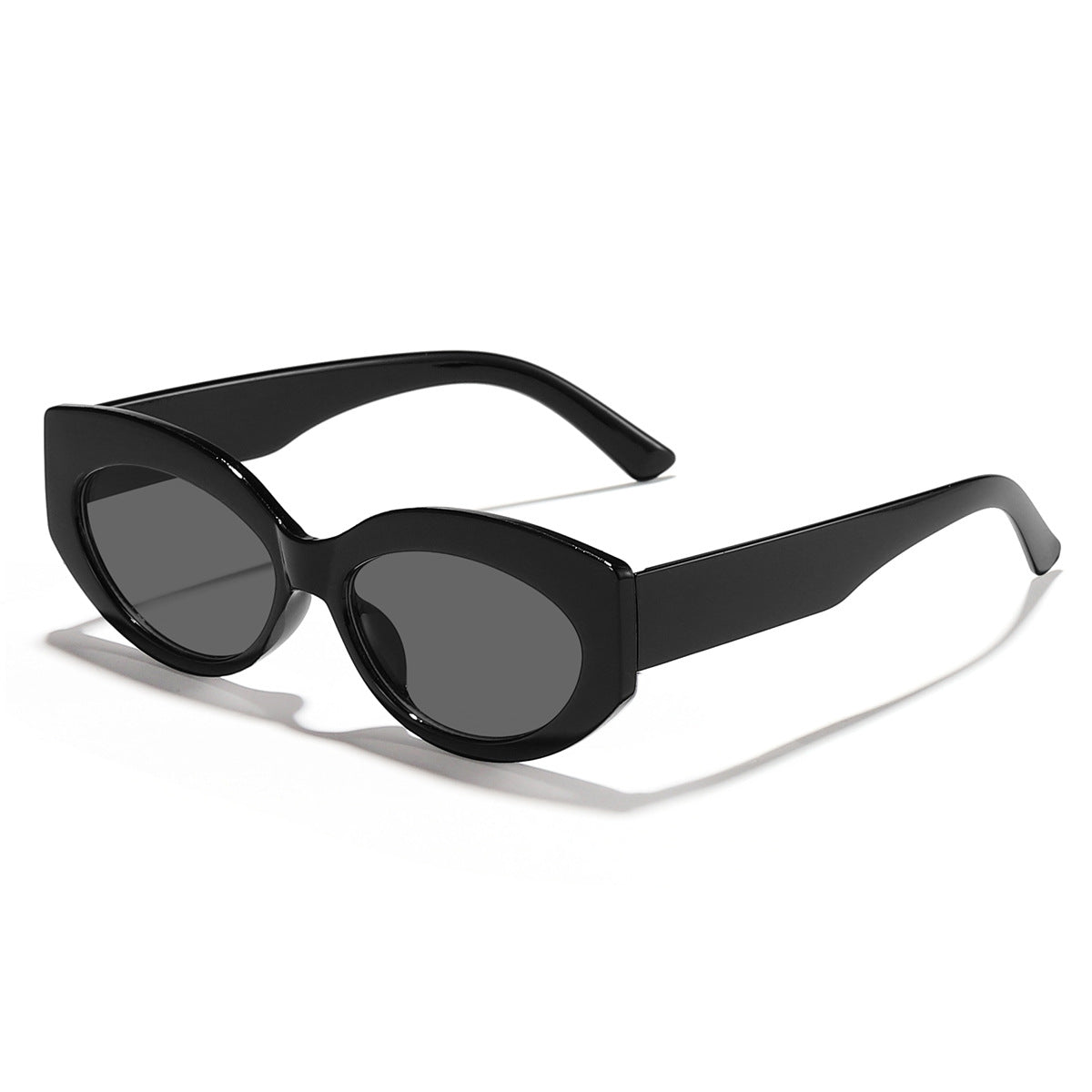 Damen Cat-Eye Sonnenbrille mit verspieltem Transparenzdesign Karnz