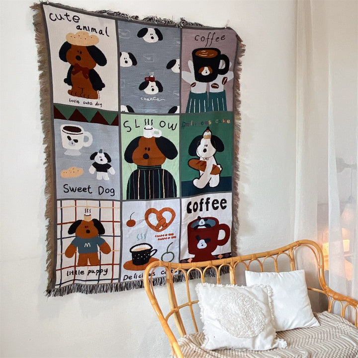 Niedlicher Tier-Themen Dekorations-Teppich