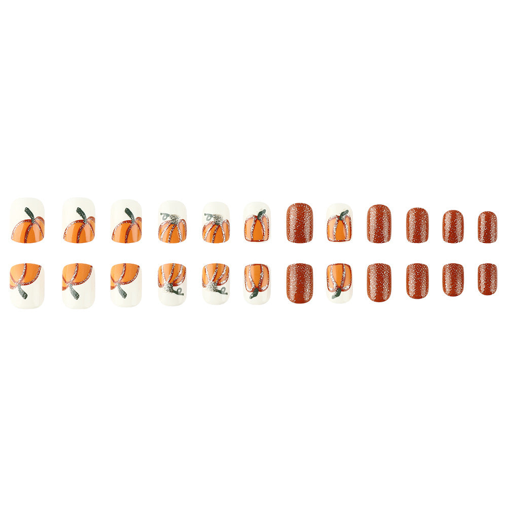 Kürbis-Themen-Nagelkunst-Set Karnz