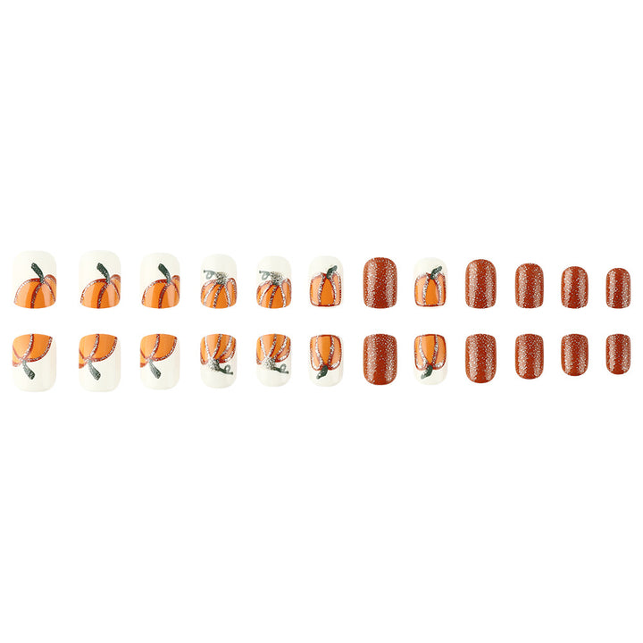 Kürbis-Themen-Nagelkunst-Set Karnz