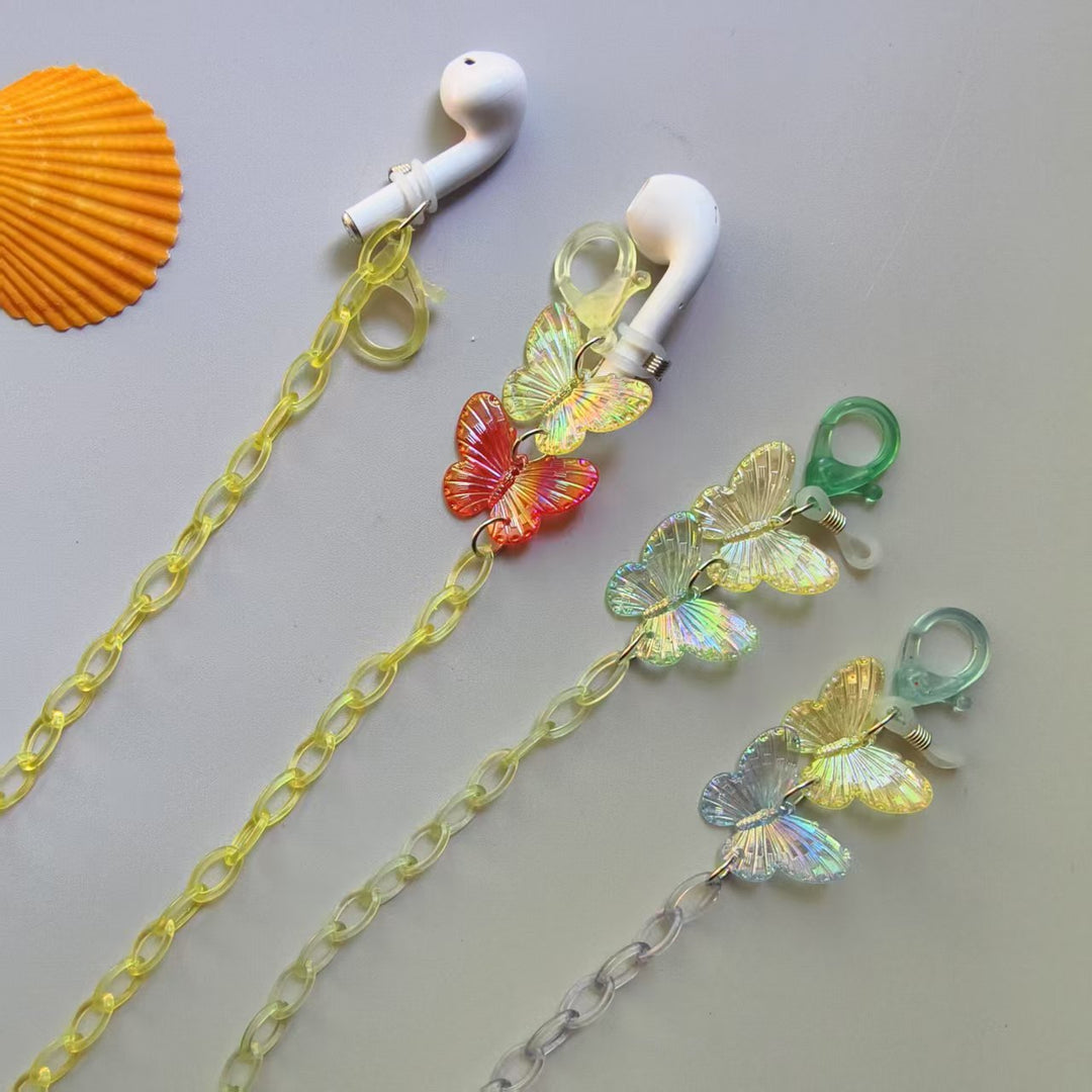 Modische Kette mit Schmetterlings-Haken Von Karnz