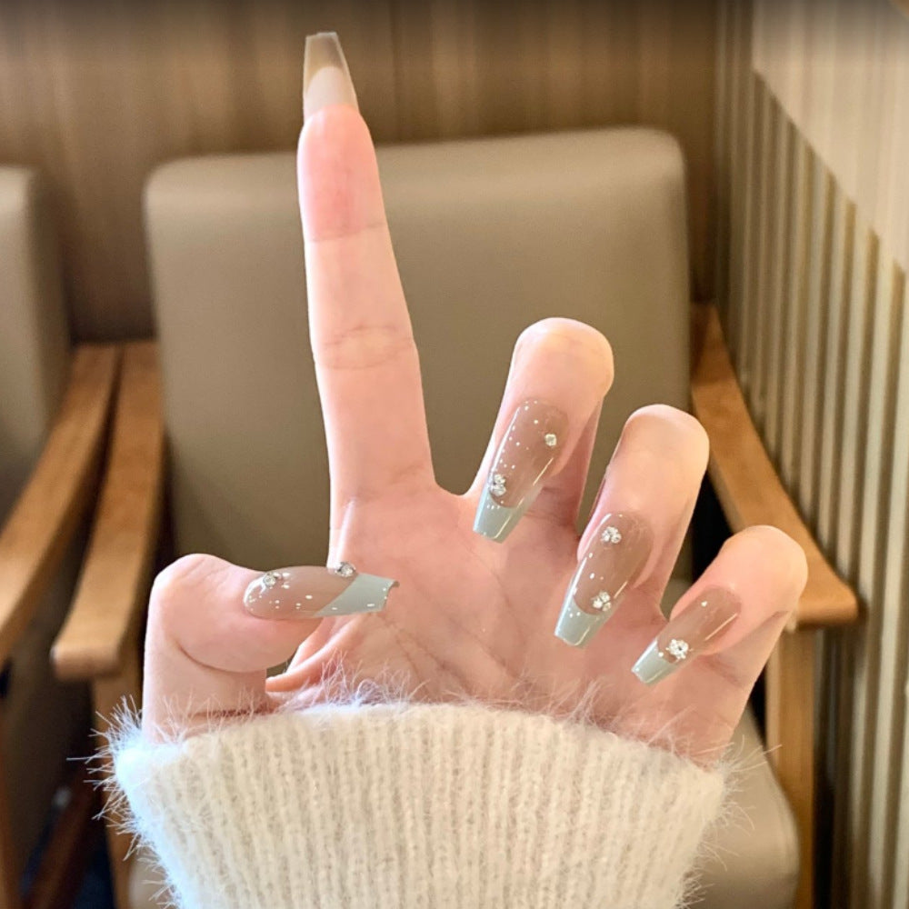 Niedliches Bären-Thema Press-On Nagelset Karnz
