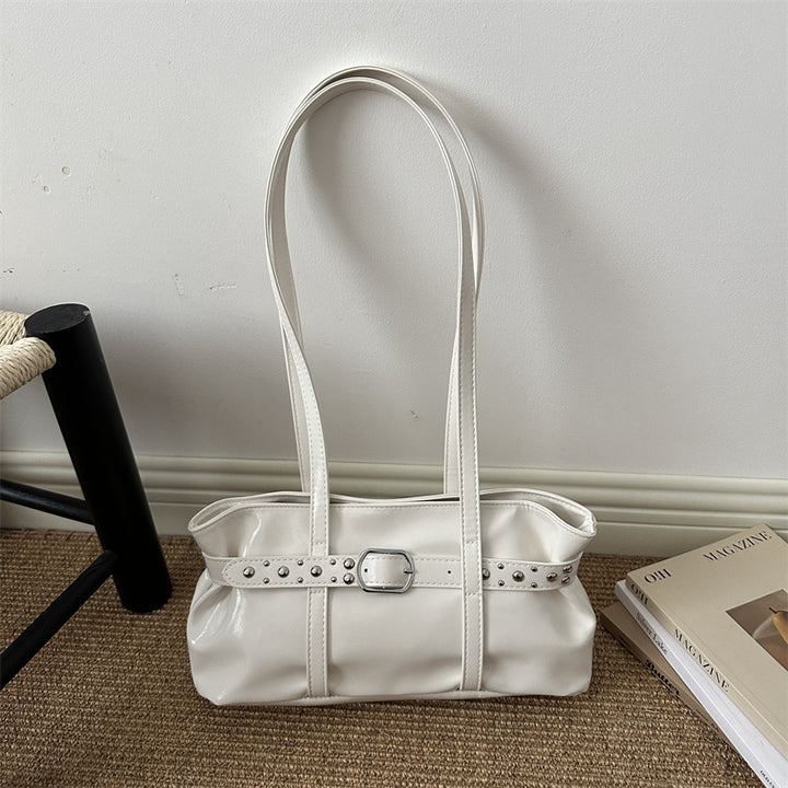 Elegante weiche Kunstleder-Handtasche