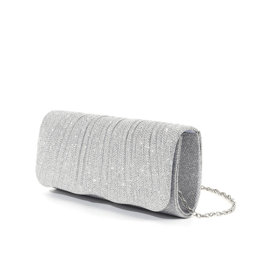 Rhinestone Detail Clutch Bag