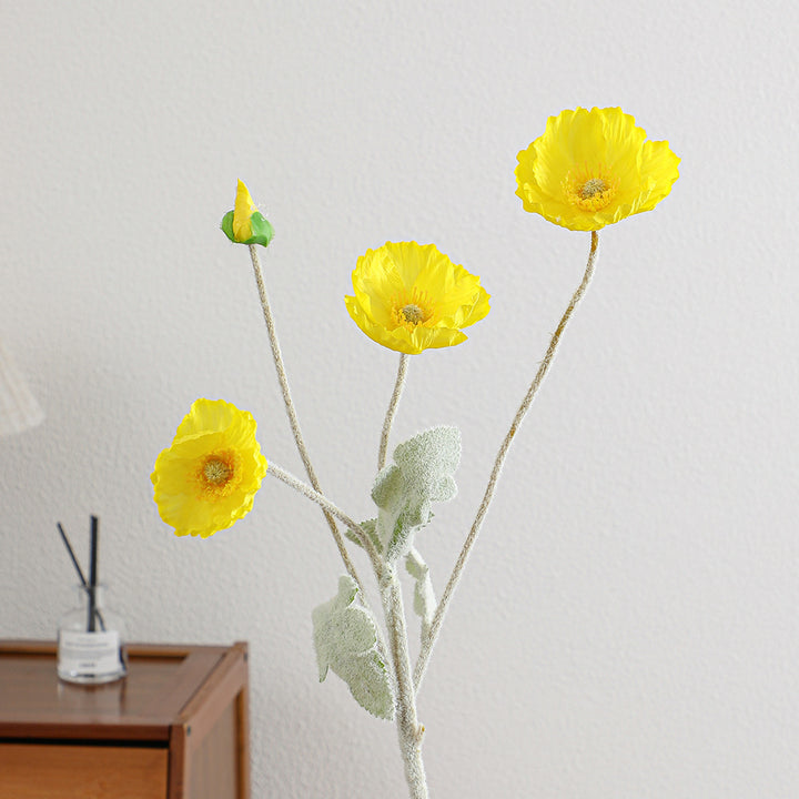Dekorativer Kunst-Mohnblumenstrauß Karnz