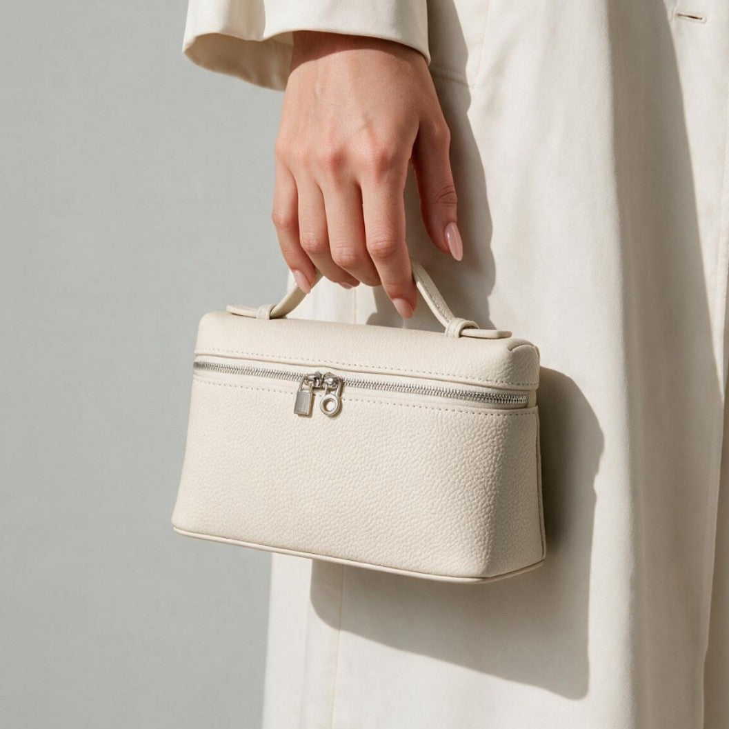 Kompette Boxy Top-Handle Kosmetiktasche