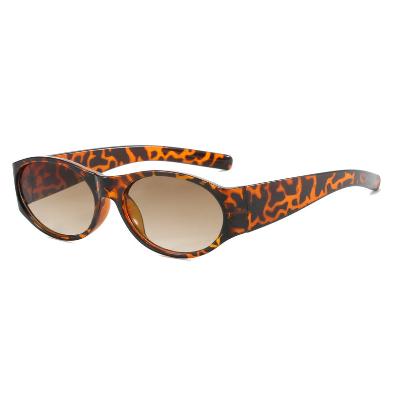 Damen modische Sonnenbrille mit elegantem, ovalem Design und UV-Schutz Karnz
