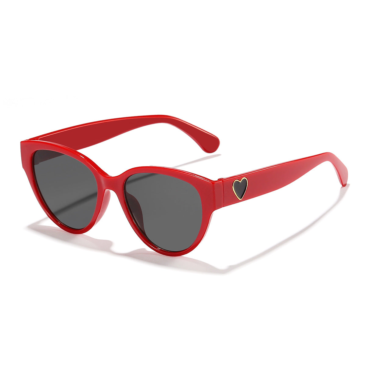 Damen Cat-Eye Sonnenbrille mit herzförmigem Detail und UV-Schutz Karnz