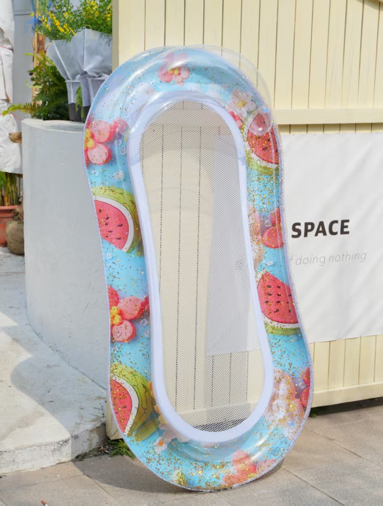 Damen Aufblasbarer Schwimmring mit Wassermelonen-Design Karnz