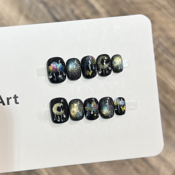 Galaxy-Themen-Nagelkunst-Set