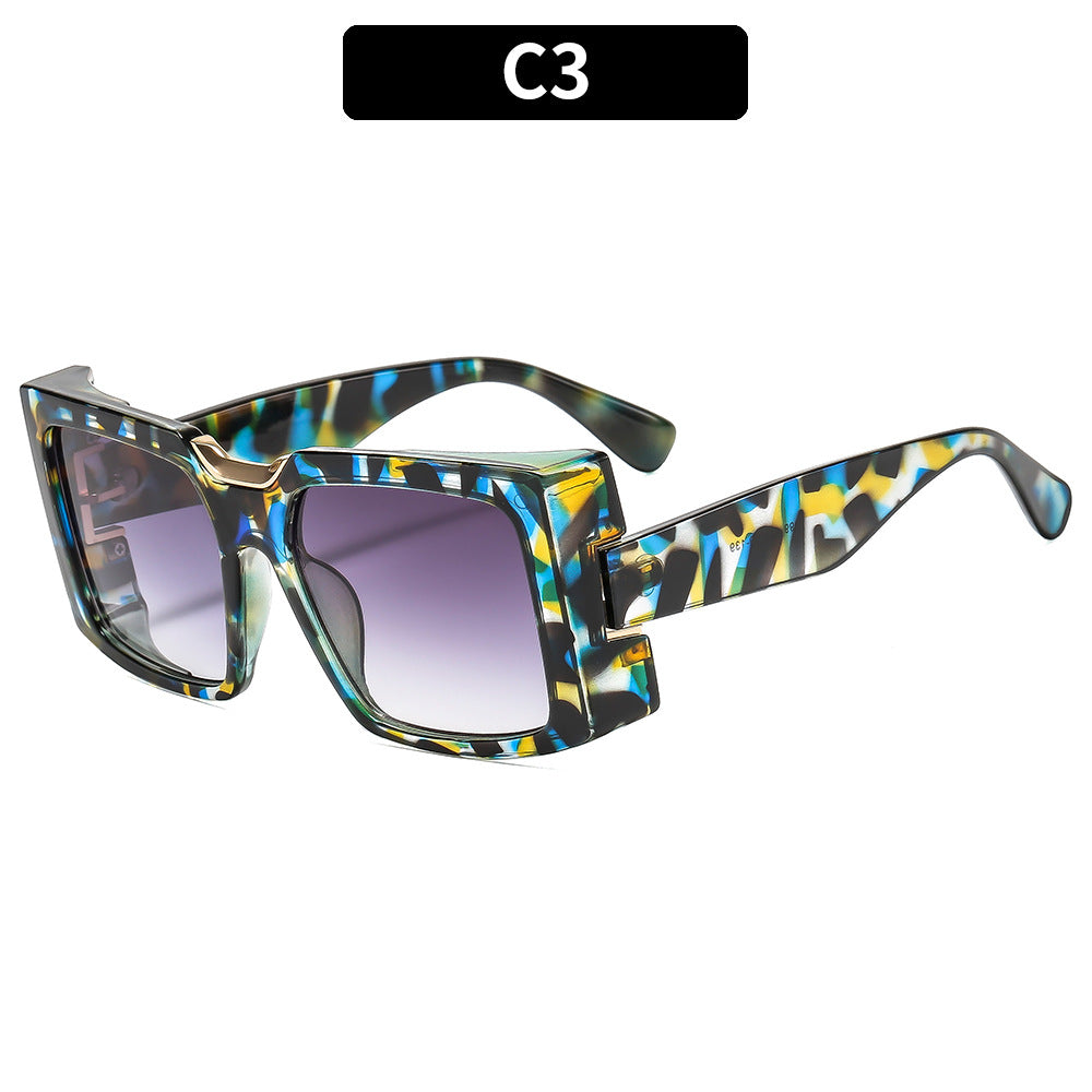 Fetter geometrischer Rahmen Eyewear