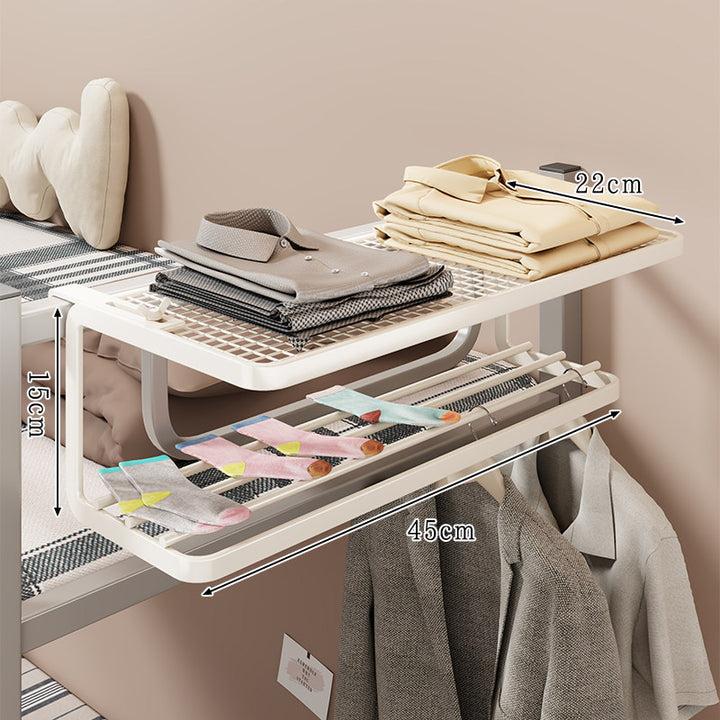 Über-Schienen-Bettgestell Zigzag Multi-Hängeregal Kleiderorganisator