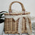 Damen Handtasche mit Perlenkette Karnz