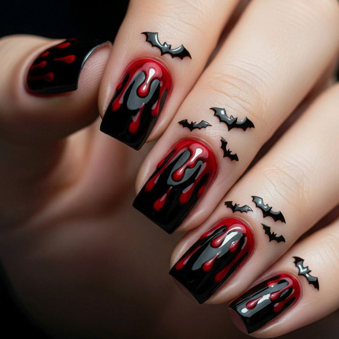 Stylisches Gothic Nagelkunst Set Karnz