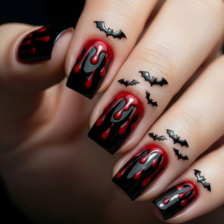 Stylisches Gothic Nagelkunst Set Karnz