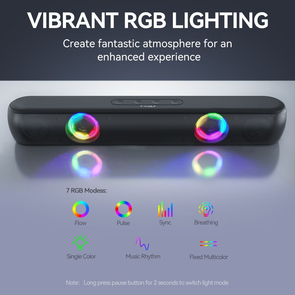Bluetooth Lautsprecher mit Rgb-Beleuchtung Karnz