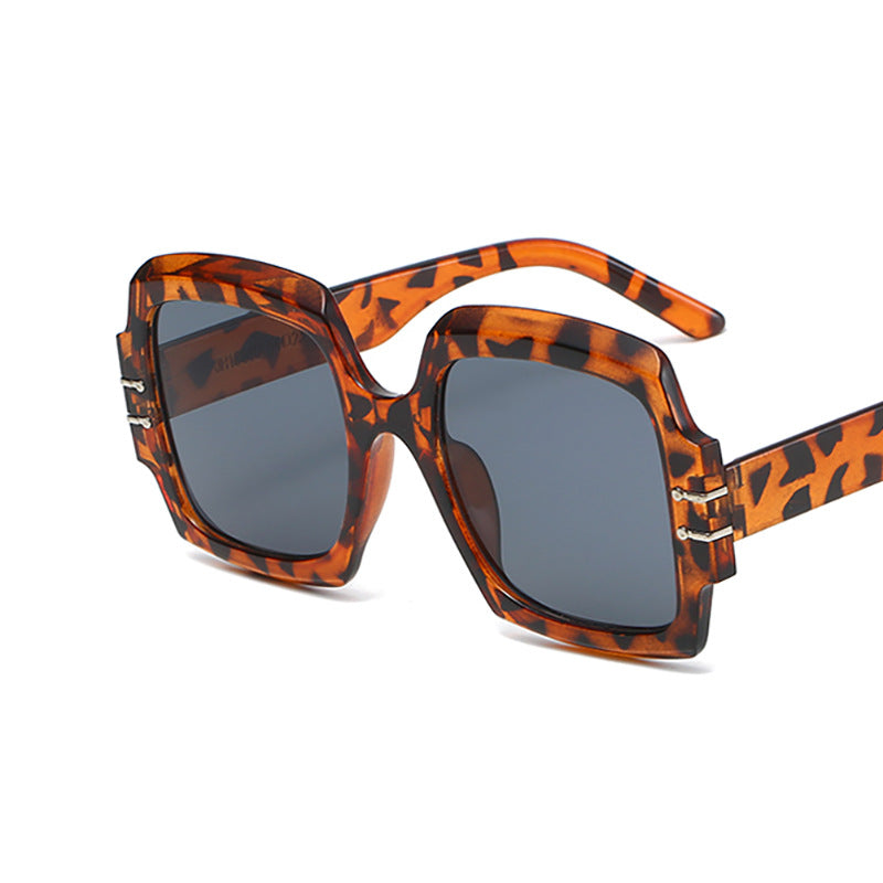 Übergroße Statement Square Sonnenbrille
