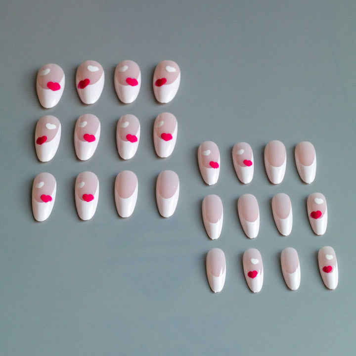 Herz-Themen Stiletto Nagelkunst Kit