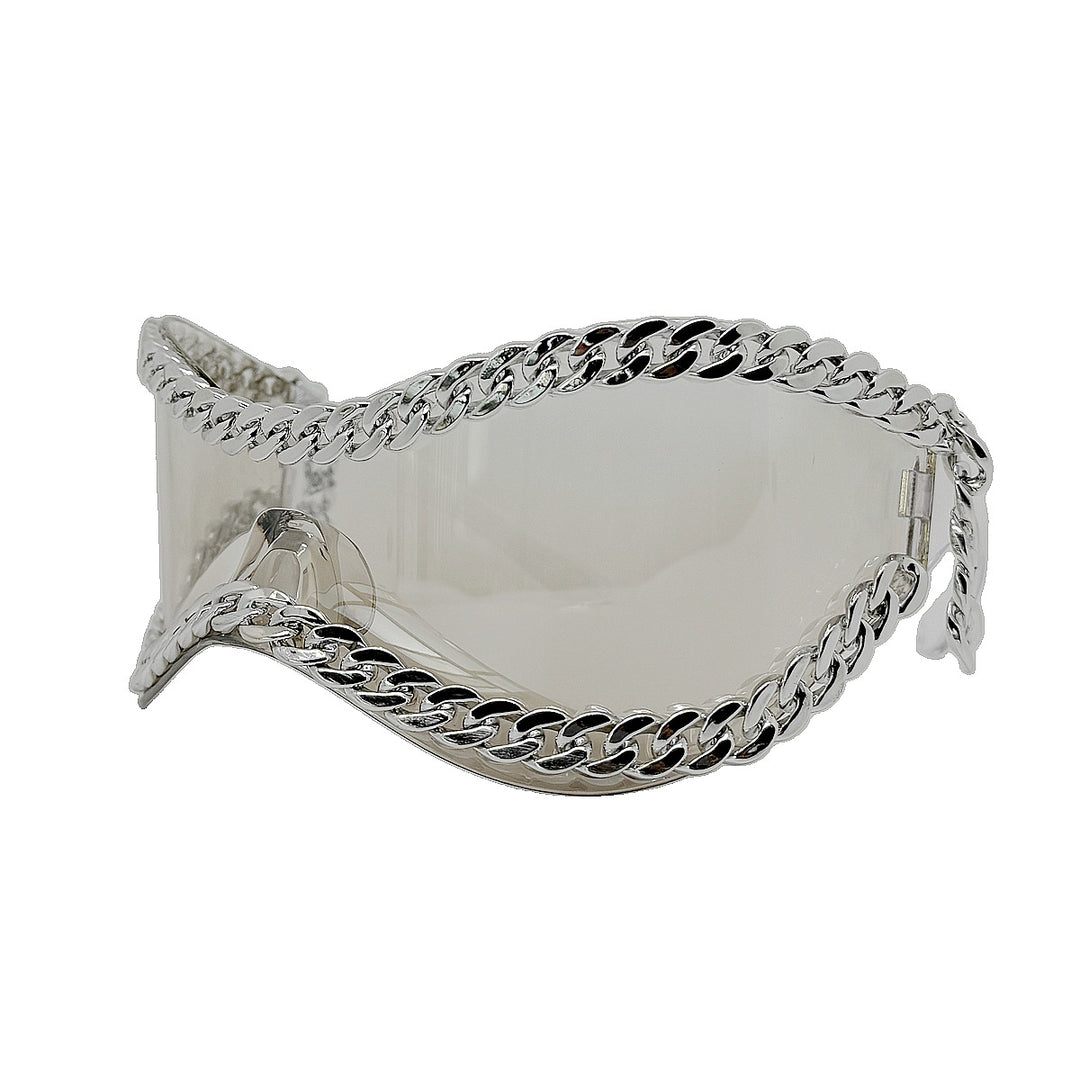 Damen modische Sonnenbrille mit Kettenrahmen Karnz