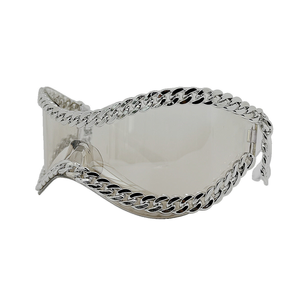 Damen modische Sonnenbrille mit Kettenrahmen Karnz