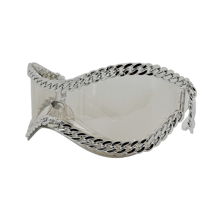 Damen modische Sonnenbrille mit Kettenrahmen Karnz