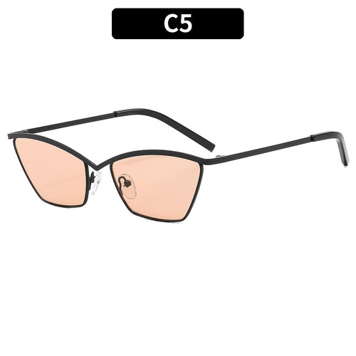 Stylische winkelförmige Katzenaugen-Sonnenbrille