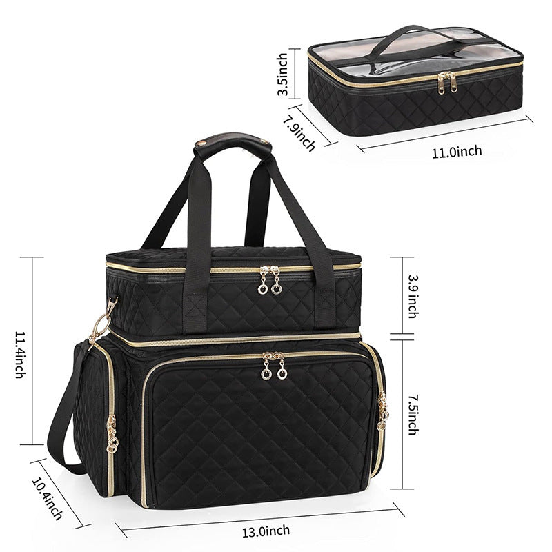 Elegante Quilted Aufbewahrungstasche Karnz