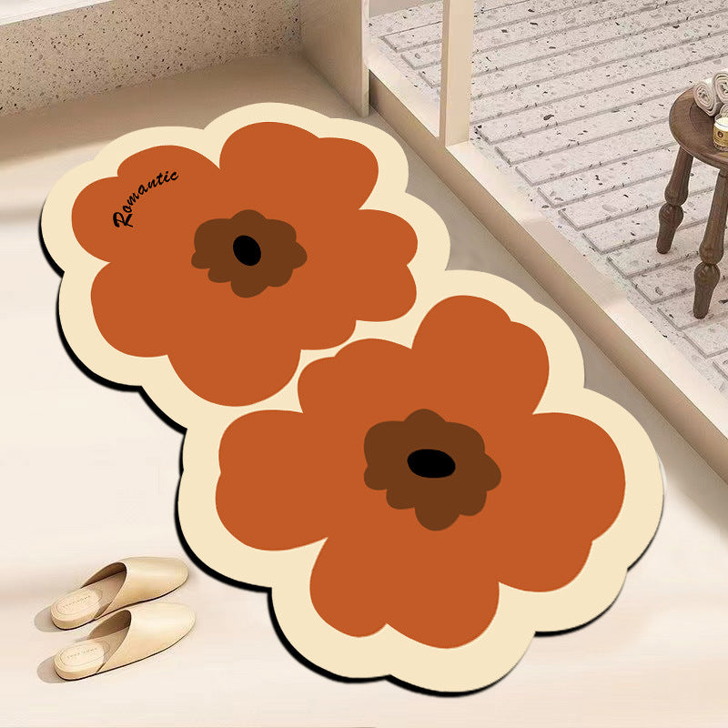 Dekorative blumenförmige Fußmatte Karnz