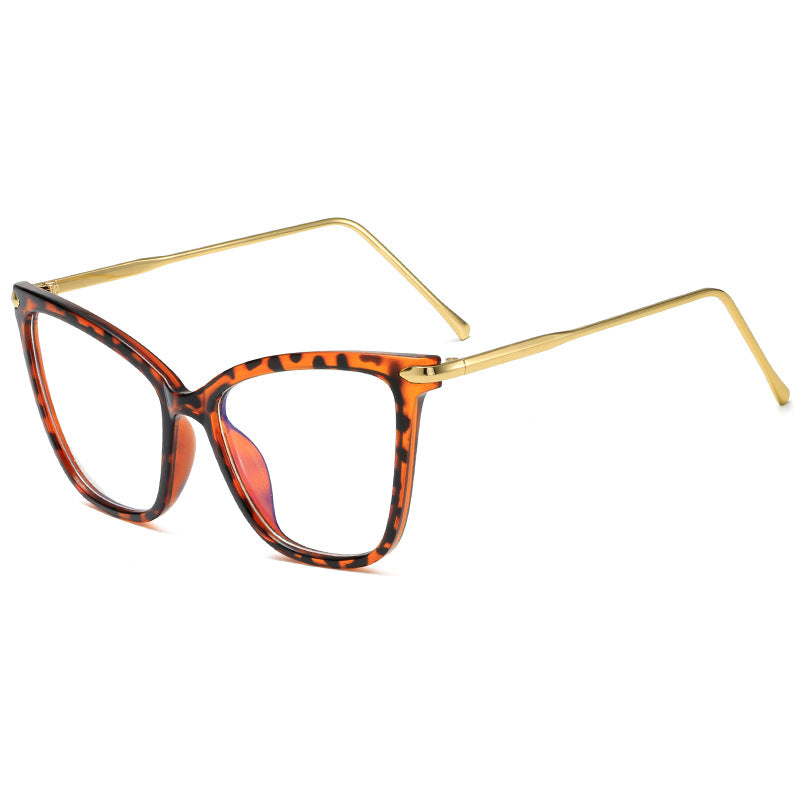 Damen Cat-Eye Brille mit filigranem Metallrahmen Karnz