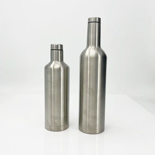 Unisex Edelstahl Wasserflasche Karnz