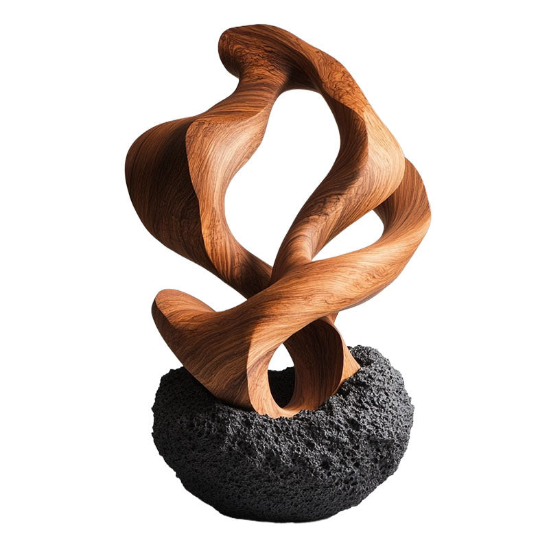 Abstrakte dekorative Knoten-Skulptur