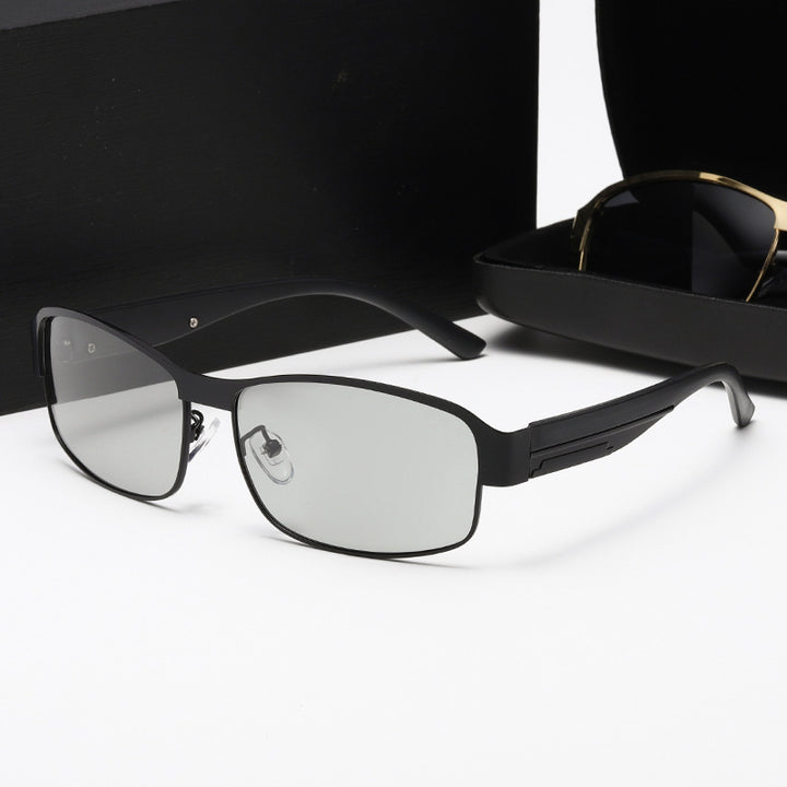 Damen Sportliche Sonnenbrille mit robustem Metallrahmen und polarisierenden Gläsern Karnz