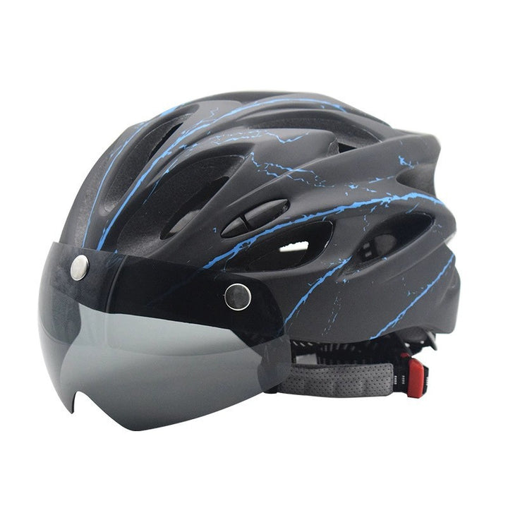 Sportlicher Fahrradhelm mit Integriertem Visier Karnz