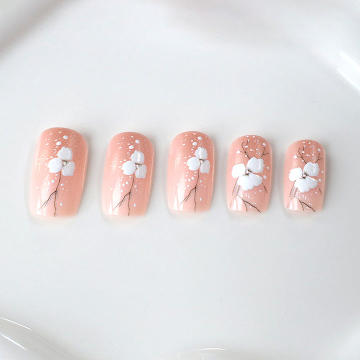 Florale Acrylnagelkunst-Verstärkungen Karnz 1789915083