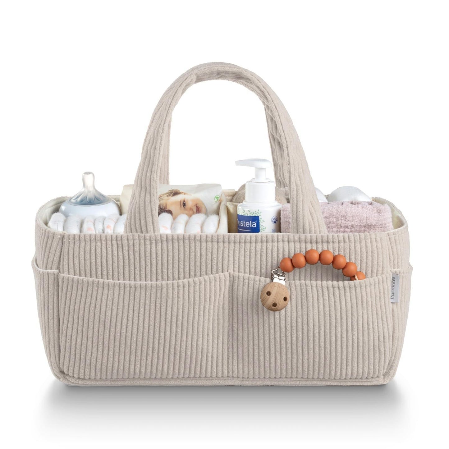 Damen multifunktionale Wickeltasche mit mehreren Fächern Karnz