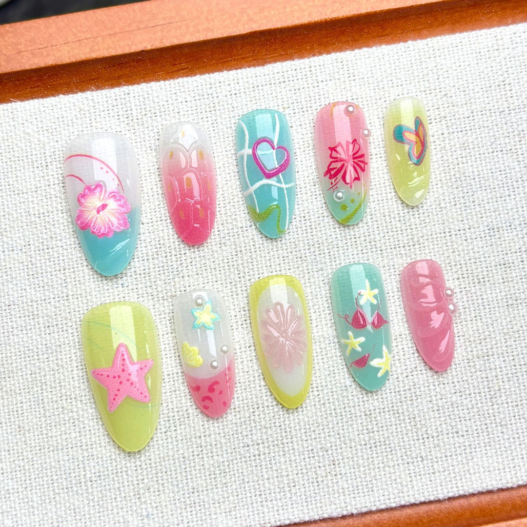 Dekoratives Press-On Nagelkunstset 1790745587