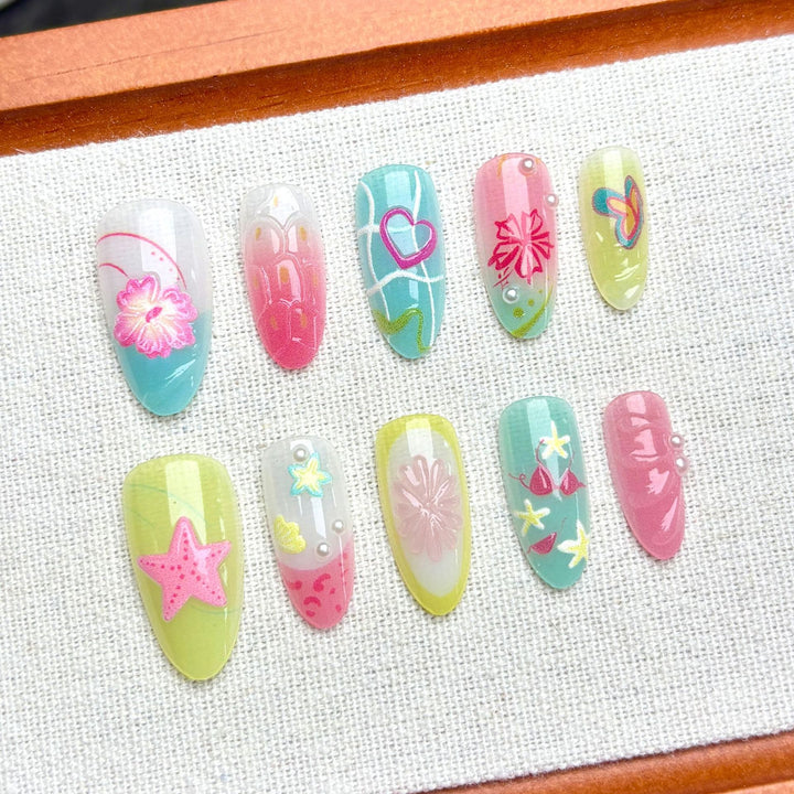 Dekoratives Press-On Nagelkunstset 1790745587